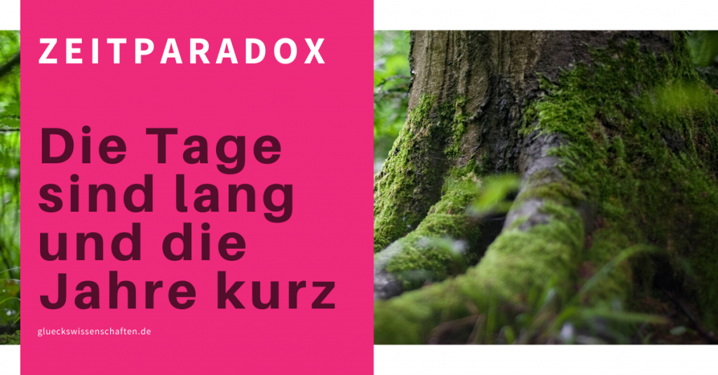 Die Tage Sind Lang Aber Die Jahre Sind Kurz www.glueckswissenschaften.de