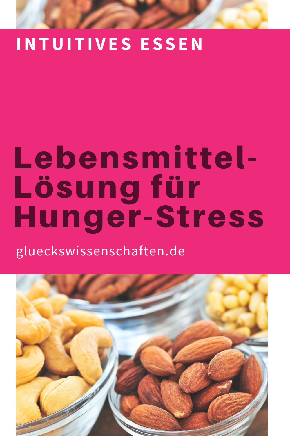 Glueckswissenschaften- Intuitives Essen - Schlaraffenland -Lebensmittel-Lösung für Hunger-Stress