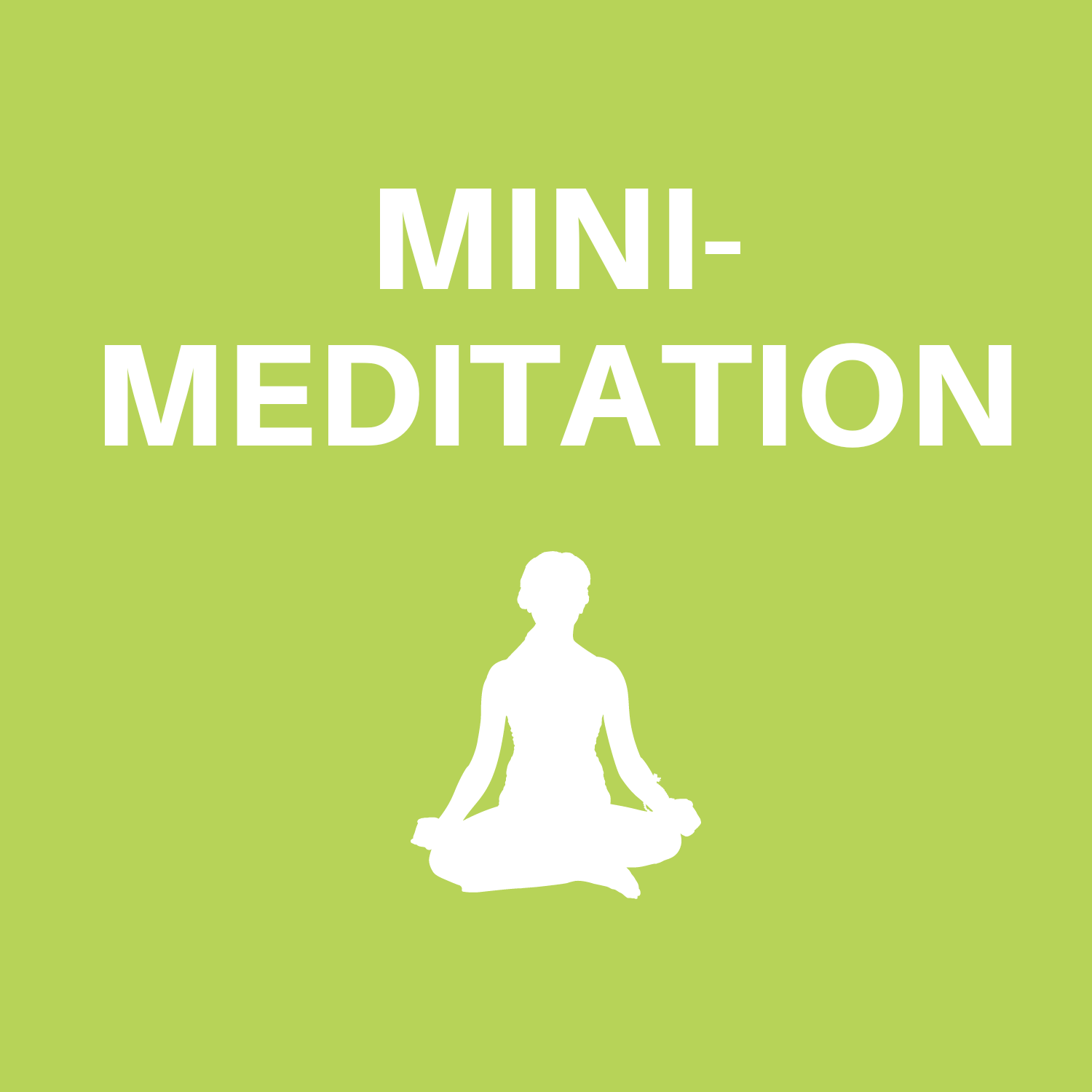 Glückswissenschaften - Online Coaching - Mini Meditation grün